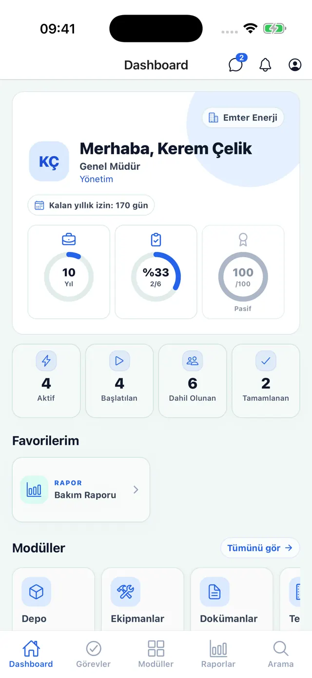 DigitalPlant — Dashboard — iPhone